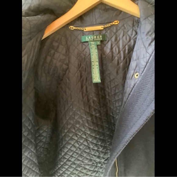 Ralph Lauren Fur Trim Wool Coat - Picture 9 of 11